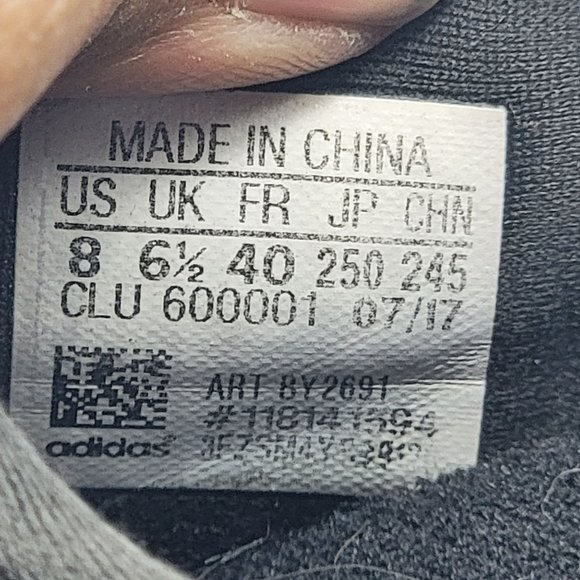 Adidas Pure Boost X Womens All Terrain Running Shoes BY2691 Black Whte Size 8 - Picture 9 of 12